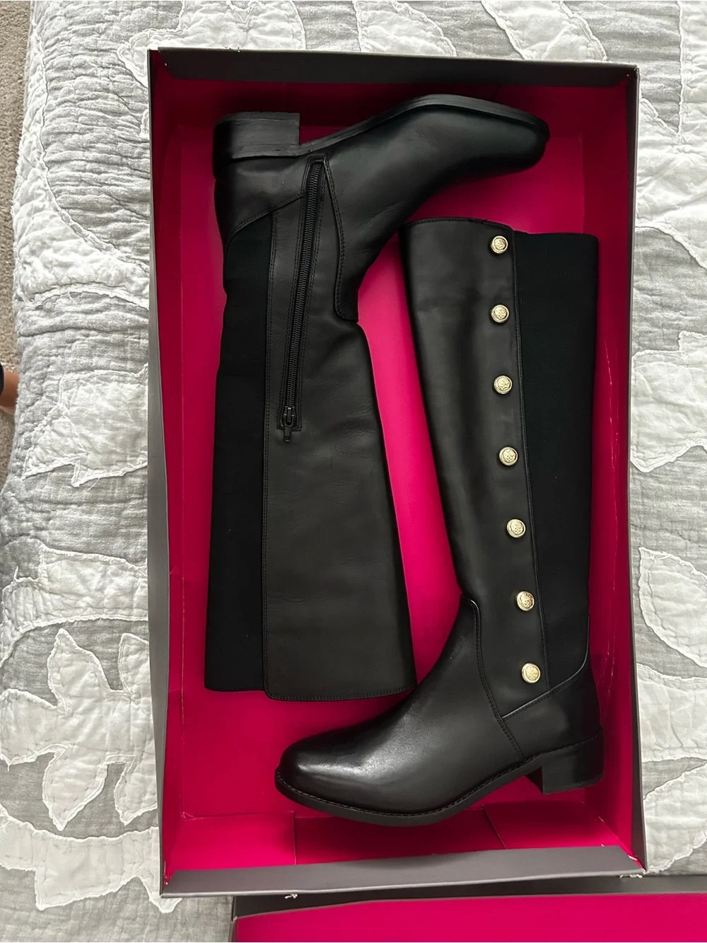 Vince Camuto Black Over-the-Knee Boots